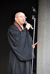 皆がこうして顔を合わせられることの有り難さを述べる理事長