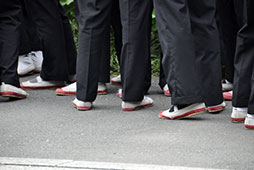 上履きでの避難訓練は今回が最後となります