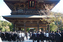 建長寺が避難場所