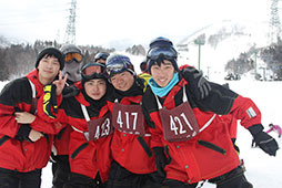 吹雪いていても楽しく