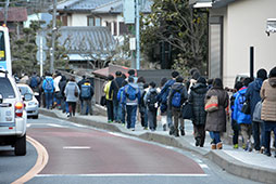 「前半組」の集合Ａは16時30分解散　お疲れさまでした