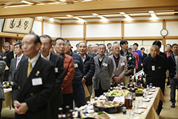 続いて行われた懇親会は2階・得月楼にて<br />　