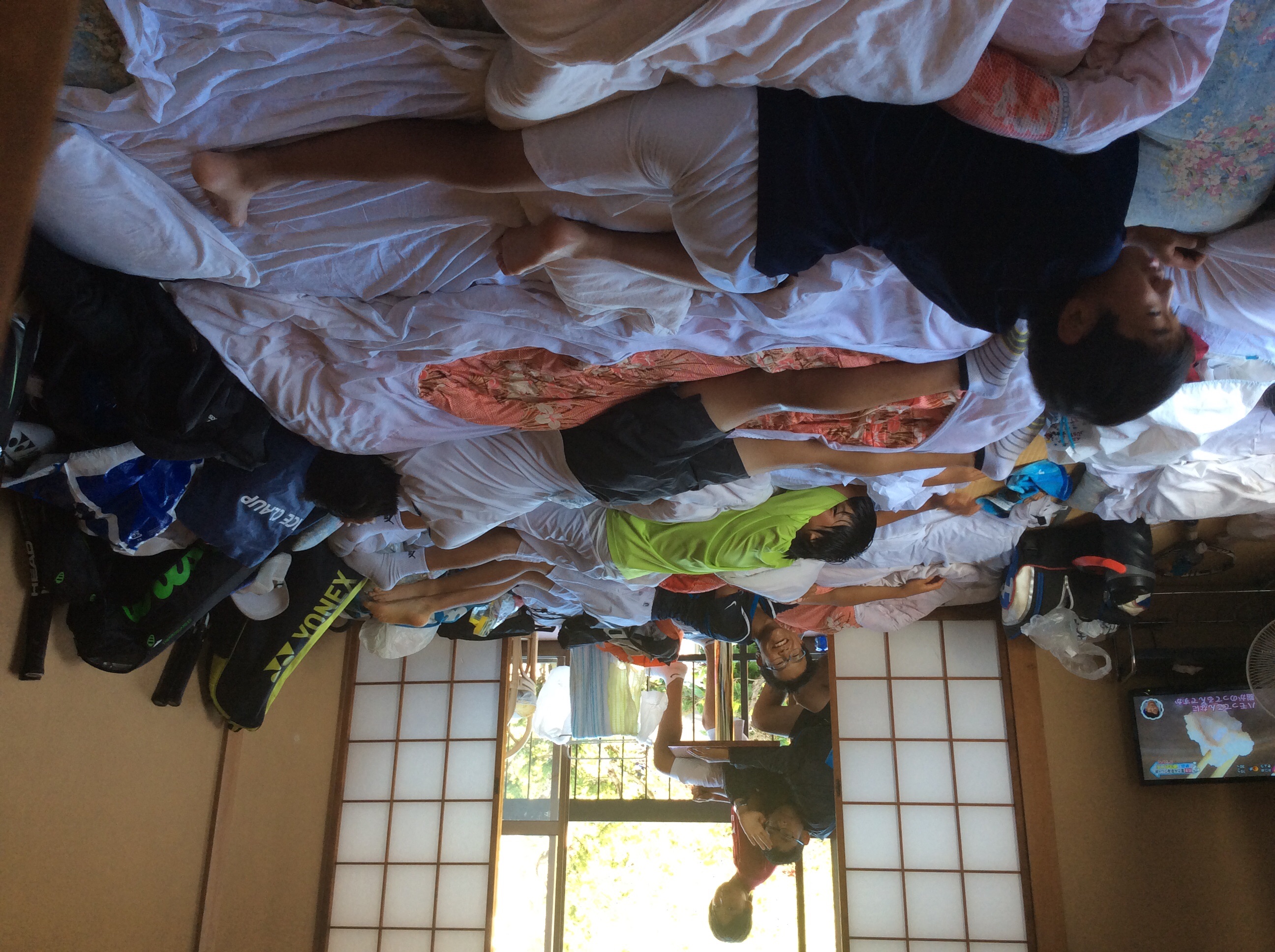 中学夏合宿3日目 鎌倉学園硬式テニス部